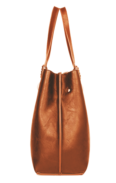 Leather hand bag