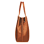 Leather hand bag